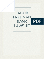 JACOB FRYDMAN & CO V CREDIT SUISSE FIRST BOSTON LAWSUIT