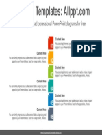 Numbering Square List PowerPoint Diagram Template
