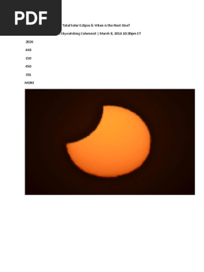 Solar Eclipses