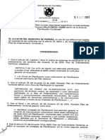 Decreto Nº 208 de 2011