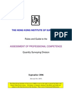 The Hong Kong Institute of Surveyors: Rules and Guide To The