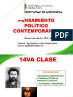 14VA CLASE DE PENSAMIENTO POLITICO CONTEMPORANEO.ppt