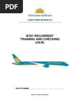 Boeing 787 - Simulator Notes | PDF | Aerospace | Aviation Safety