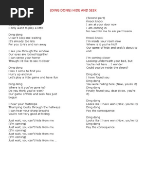 Action Song Lyrics Pdf