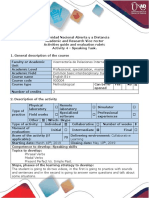 Activity Guide and Evaluation Rubric - Unit 2 Activity 4 Speaking Task