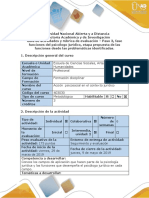 Guía de Actividades y Rúbrica de Evaluación Del Curso - Paso 3- Funciones Del Psicólogo