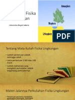 Mata Kuliah Fisika Lingkungan