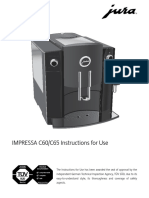 Jura Impressa c60 User Manual PDF