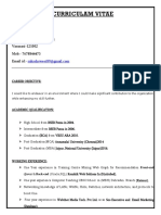 Rakesh Singh CV New