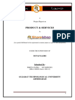 Product & Services: Project Report On
