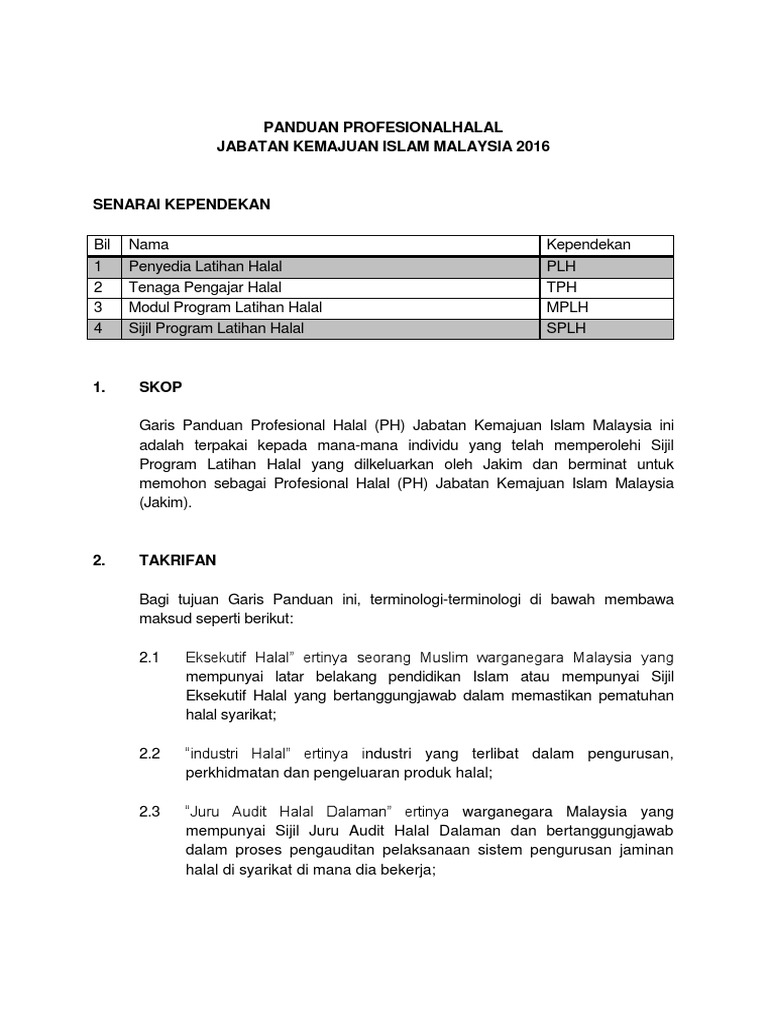 Panduan Profesional Halal Pdf