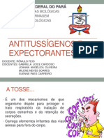 Antitussígenos E Expectorantes: Universidade Federal Do Pará