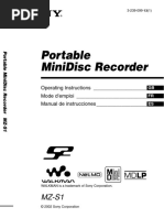 Sony MZ-N510 Service Manual | PDF | Microsoft Windows