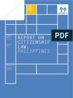 Report On Citizenship Law:: Philippines