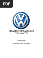 Volkswagen Strategy Management