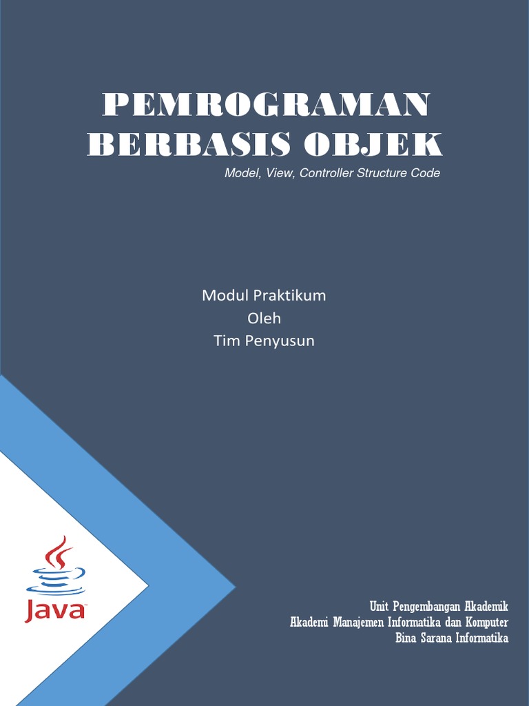 Modul-Pemrograman Berbasis Objek-D3-BSI-September2018 PDF | PDF