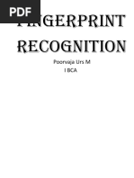 Finger Print Recognition Word Final