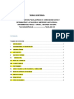 Estudio costos arbitrios limpieza, parques y seguridad