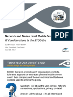 Network and Device Level Mobile Security Controls