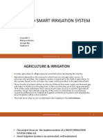 Iot Based Smart Irrigation System: Sreenidhi T Mariya Johnson George Riji Shabeer K Guide: Prof. Sindhu N