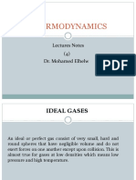 Thermodynamics: Lectures Notes (4) Dr. Mohamed Elhelw