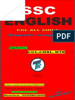 SSC CGL English 43 Sets Previous Year Questions PDF Sscmasala PDF