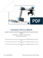 Literature Survey Report: Report of Literature Review On Cost Effective Computer Vision Robot