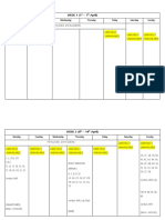 filming porduction schedule