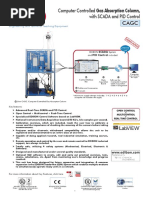 Computer Controlled Gas Absorption Column, With SCADA and PID Control Cagc