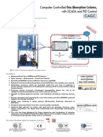 Computer Controlled Gas Absorption Column, With SCADA and PID Control Cagc