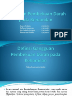 Gangguan Pembekuan Darah Pada Kehamilan