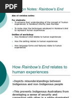 Rainbow's End Notes | PDF | Indigenous Australians | Racism
