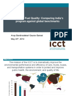 Improving Fuel Quality: Comparing India's Program Against Global Benchmarks