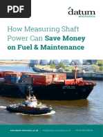 Measuring Shaft Power Saves Money on Fuel and Maintenance Datum Electronics
