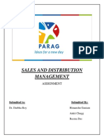 Sales and Distribution Management: Assignment