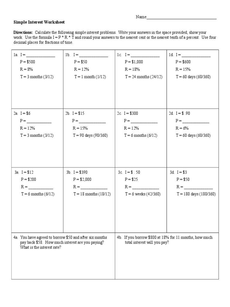 simple-interest-worksheet-7th-grade