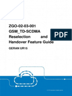GERAN UR15 ZGO-02!03!001 GSM_TD-SCDMA Cell Reselection and CS Handover Feature Guide (V3)_V1.0