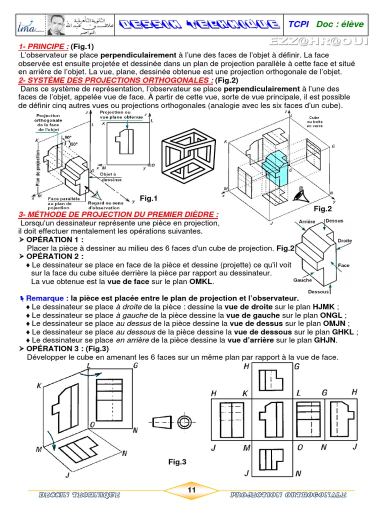 Exercices Corrigés Dessin Technique Projection Orthogonale Pdf – KPKIF