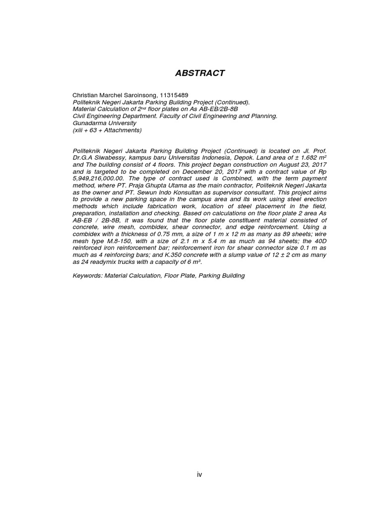 Material Needs for 2nd Floor Plate | PDF | Architectural Elements ...