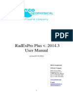 RadExPro Eng Manual PDF