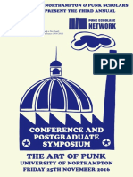 Third Annual PSN Conference on Art of Punk (Nov 2016