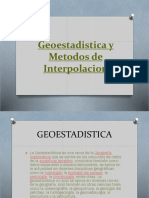 Geoestadistica y Metodos de Interpolacio