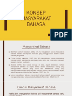 Konsep Masyarakat Bahasa