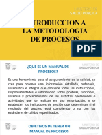 1 Introducción a La Metodología de Procesos1