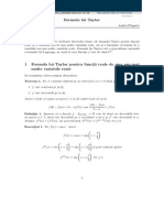 Formula Lui Taylor PDF