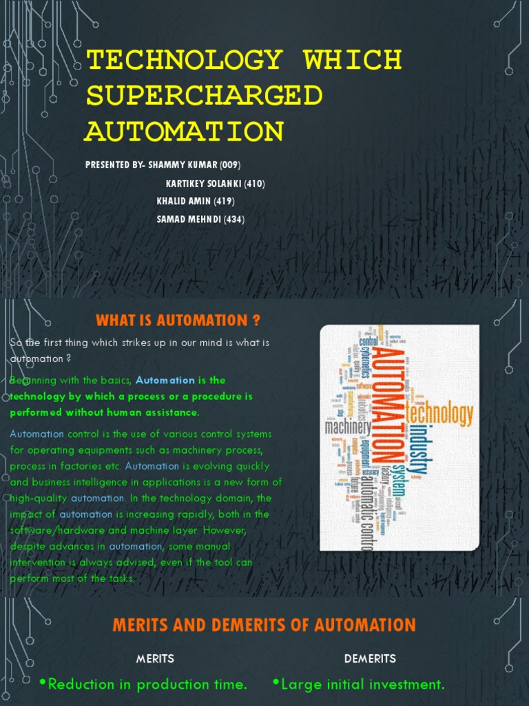 Technology Which Supercharged Automation | PDF | Programmable Logic ...