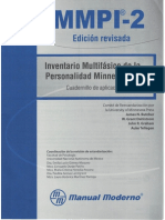 MMPI-2. Cuadernillo de aplicación..pdf