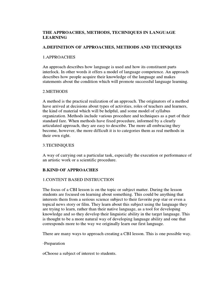 Task Based Language Teaching Download Free Pdf Second Language