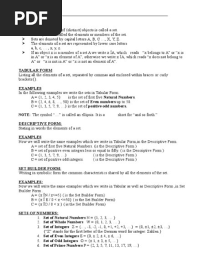 02 Lecture Set Set Mathematics Integer