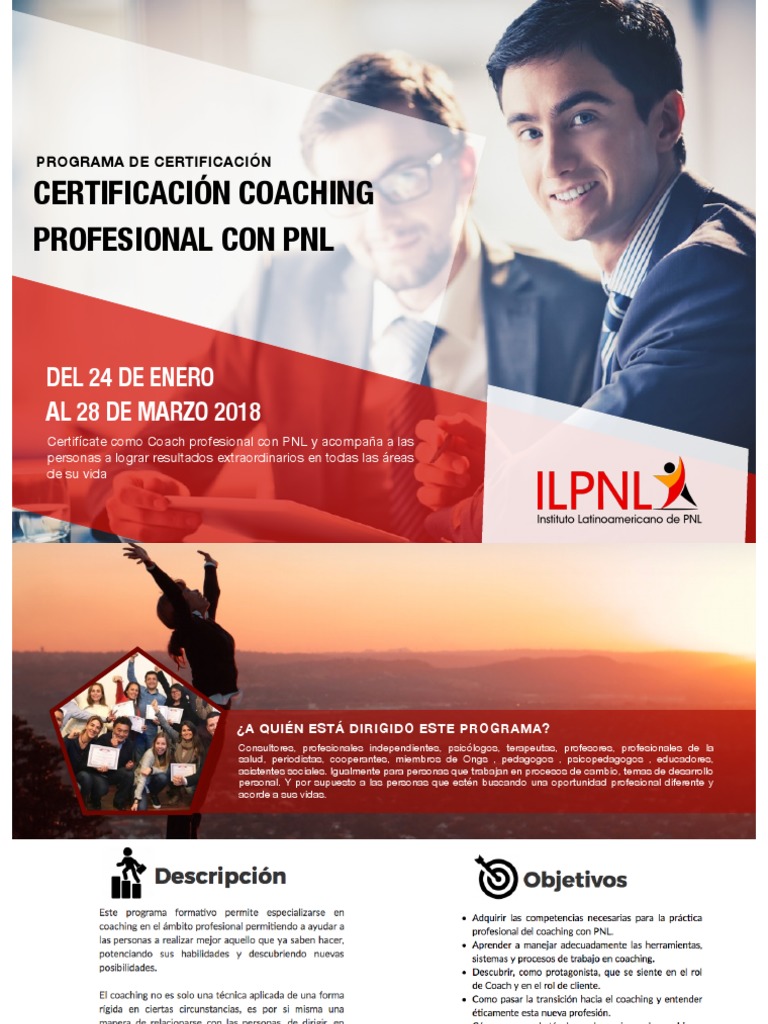 Brochure Coaching Con PNL | PDF